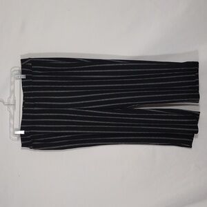 NWT Avenue Black and White Striped Women's Dress Pants Size 14/16